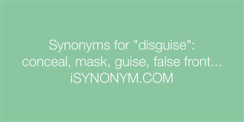 synonym disguise|guise synonym.